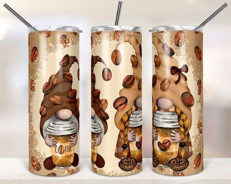 Coffee Lover Gnomes Tumbler
