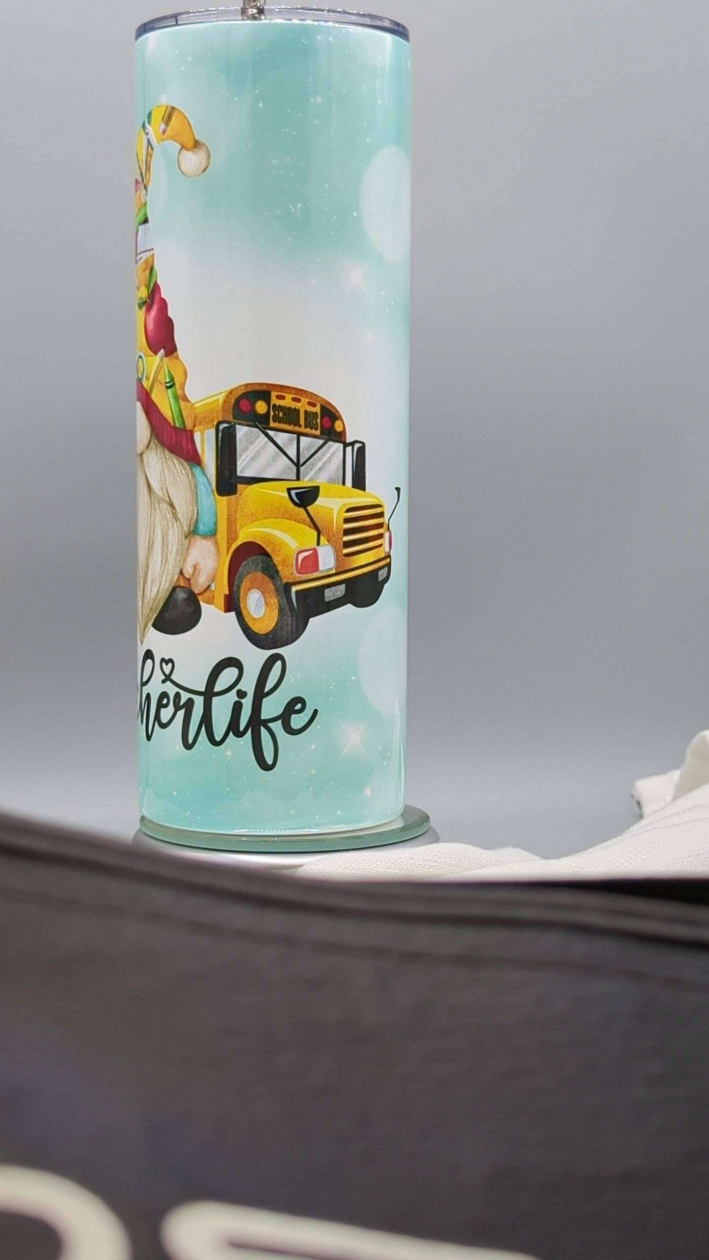 Gnome #TeacherLife Tumbler - Image 5