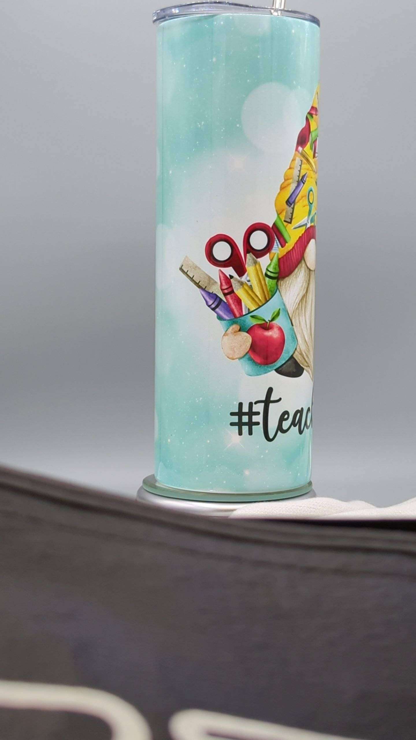 Gnome #TeacherLife Tumbler - Image 2