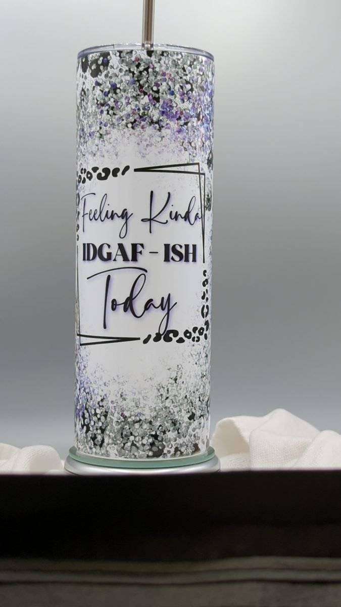Feeling Kinda - Purple Tumbler - Image 3