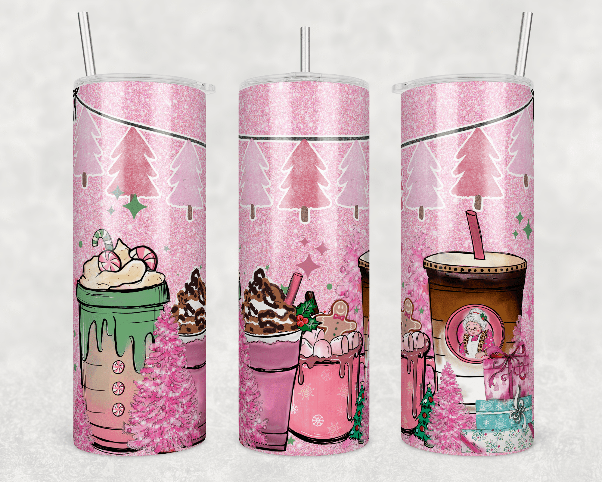 Pink Coffee Tumbler