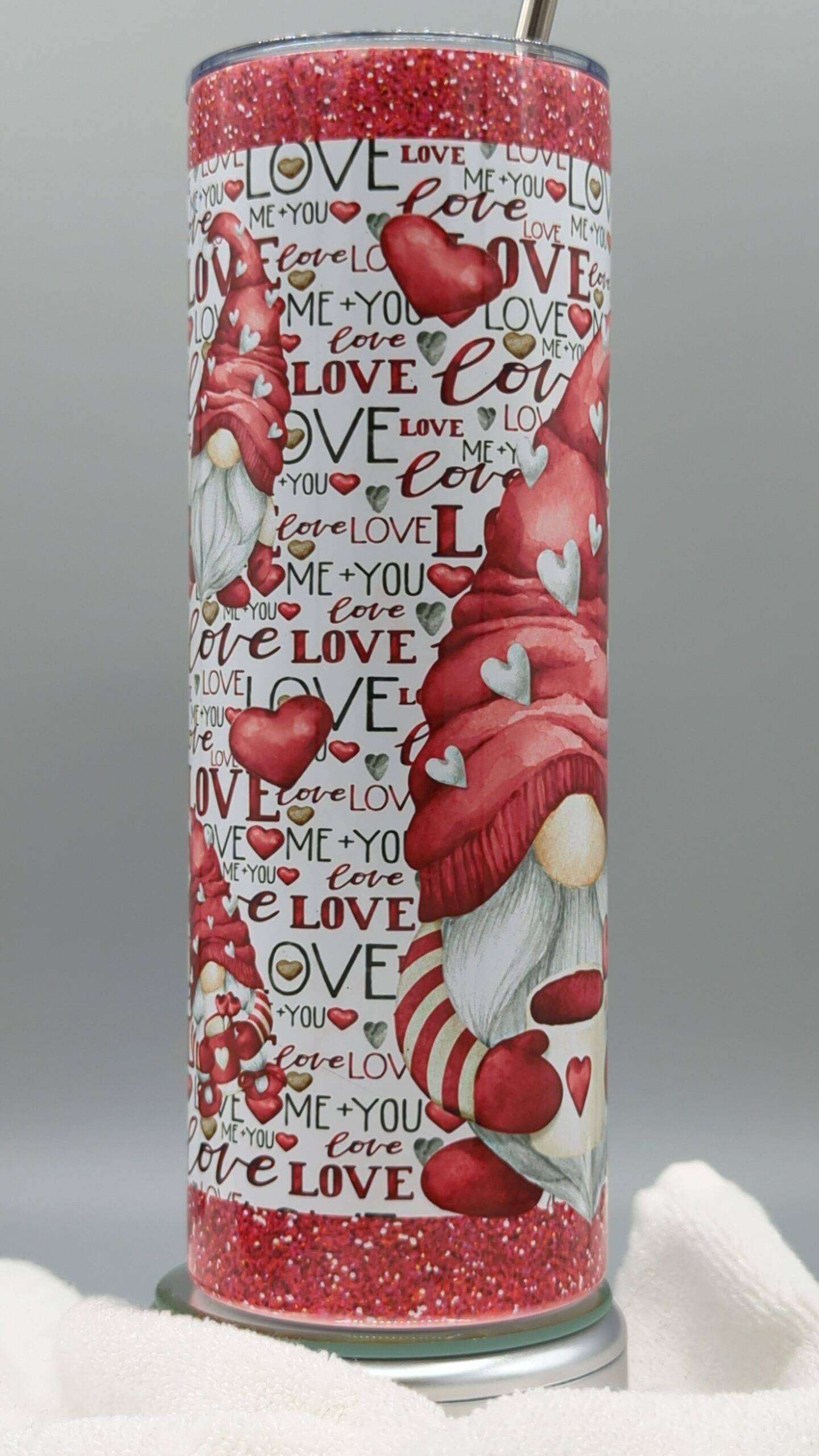 Valentine Gnome Love Tumbler - Image 2