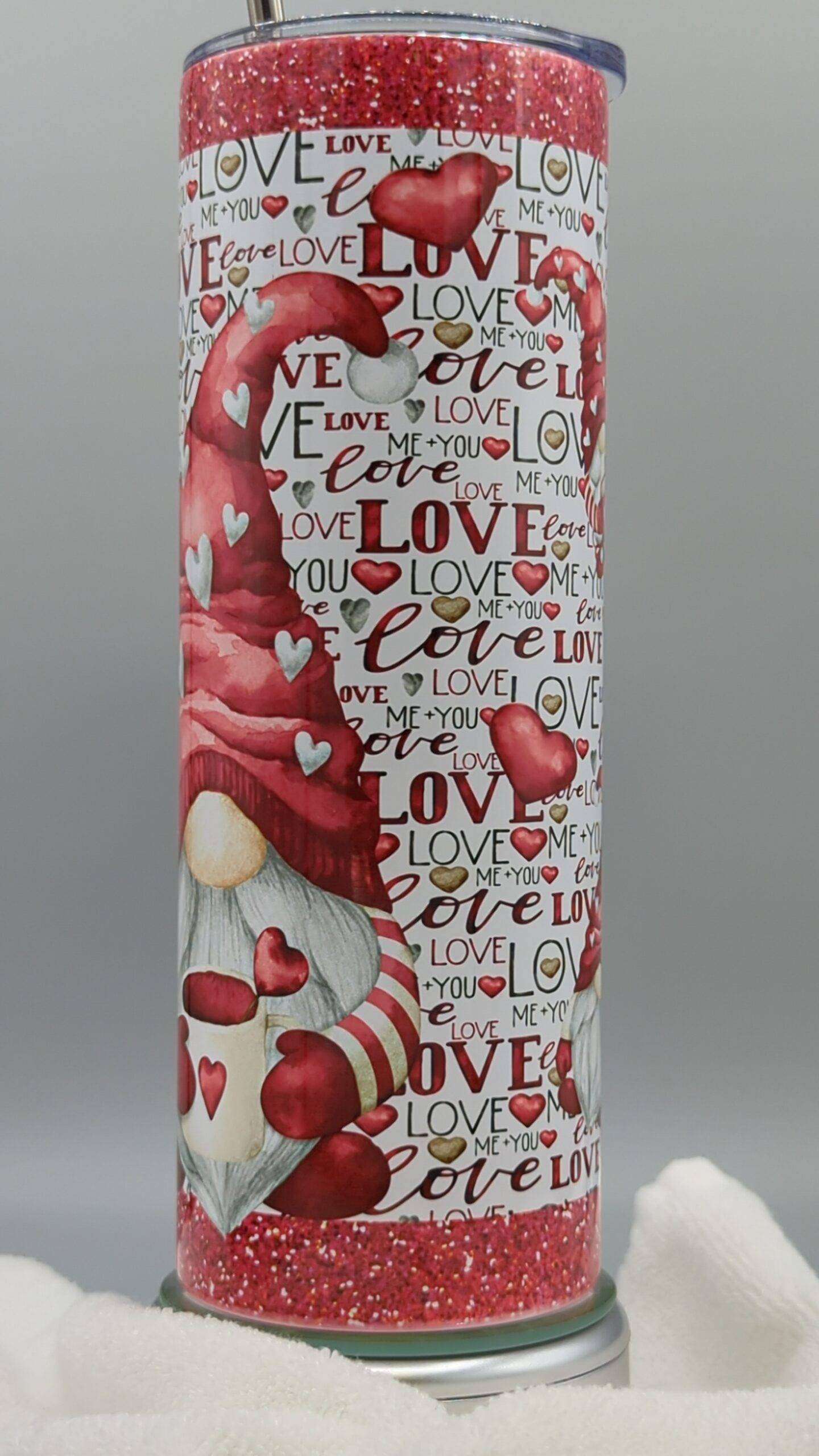 Valentine Gnome Love Tumbler - Image 4