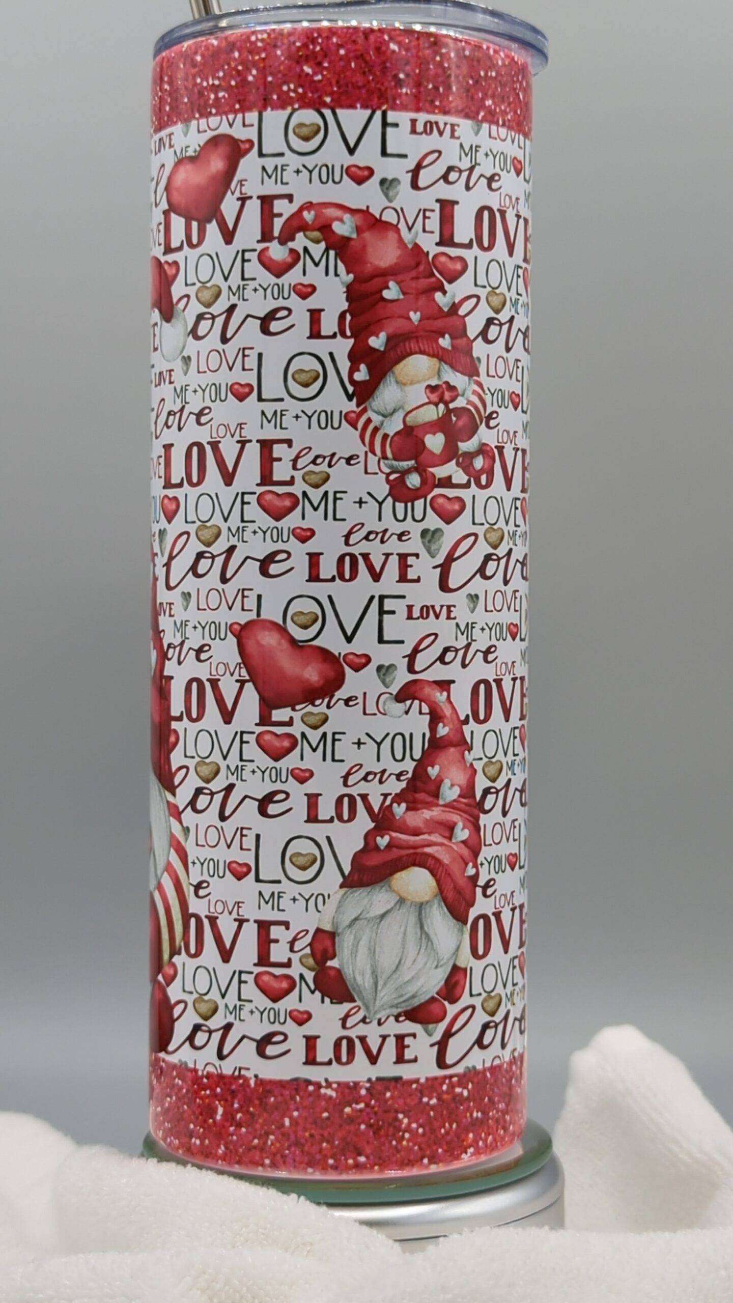 Valentine Gnome Love Tumbler - Image 5