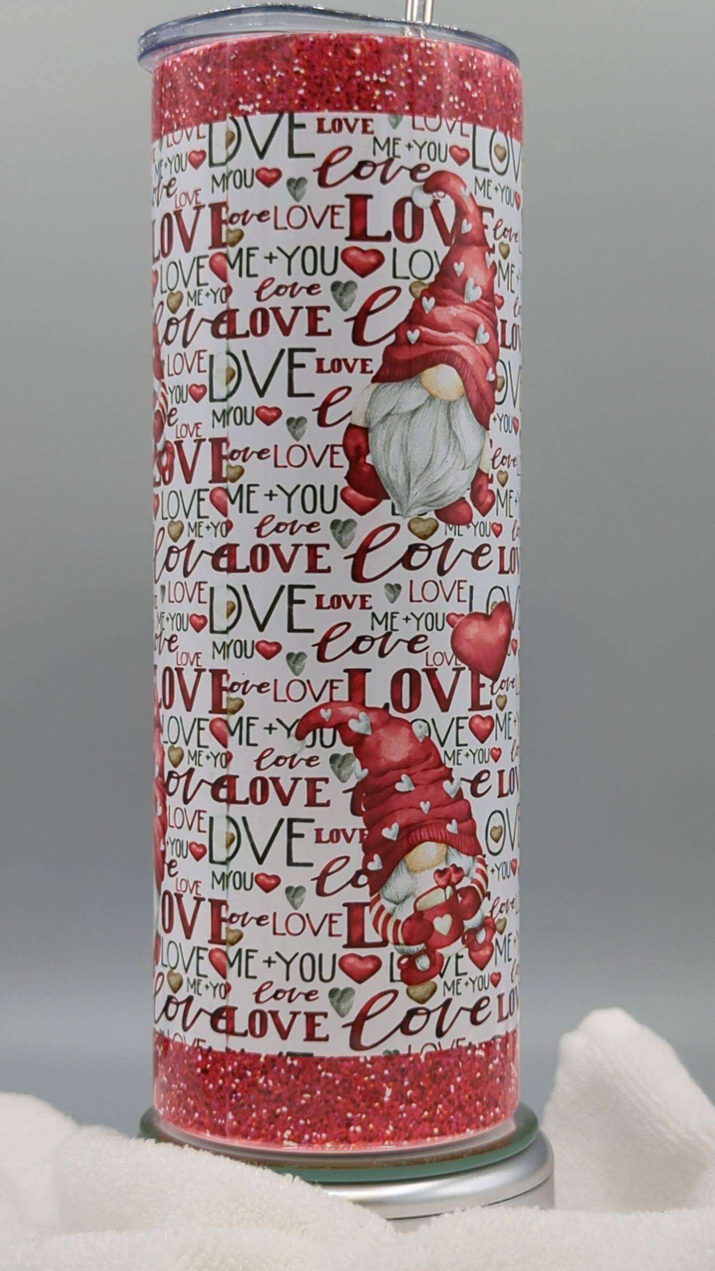 Valentine Gnome Love Tumbler - Image 7