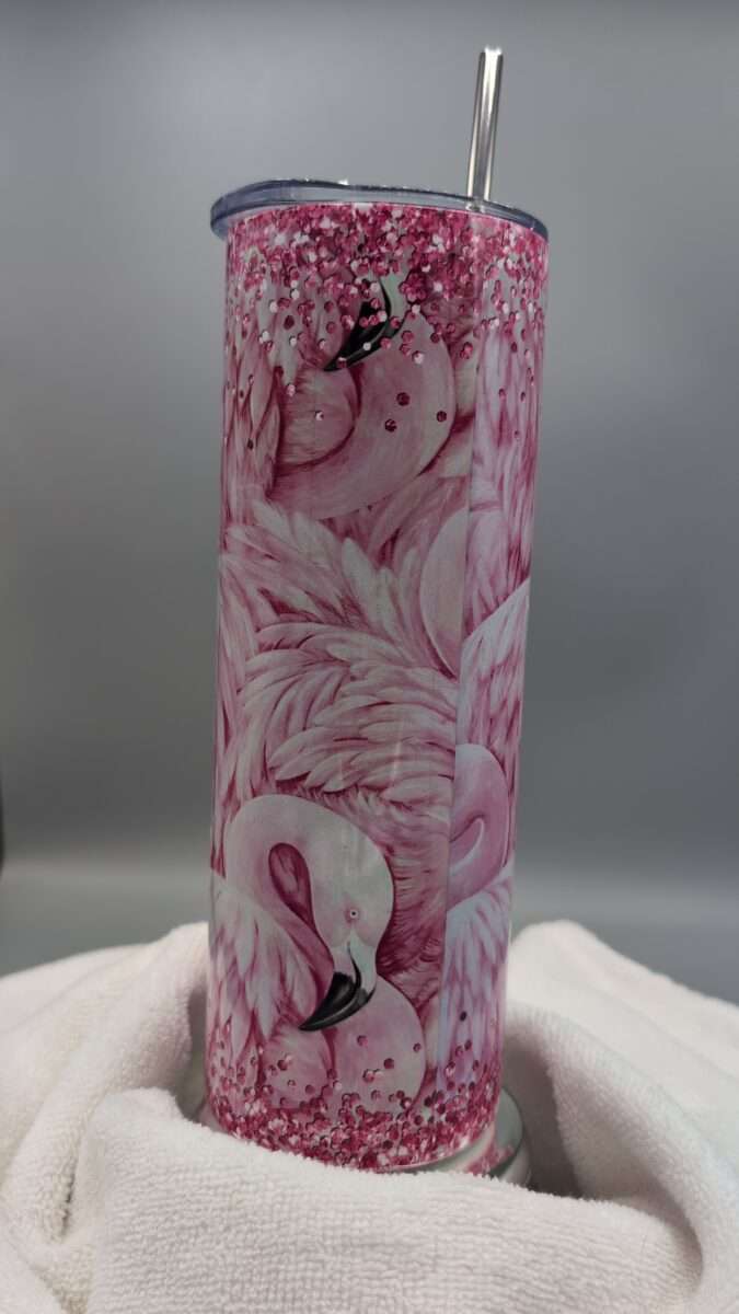 Pink Flamingo Tumbler - Image 3