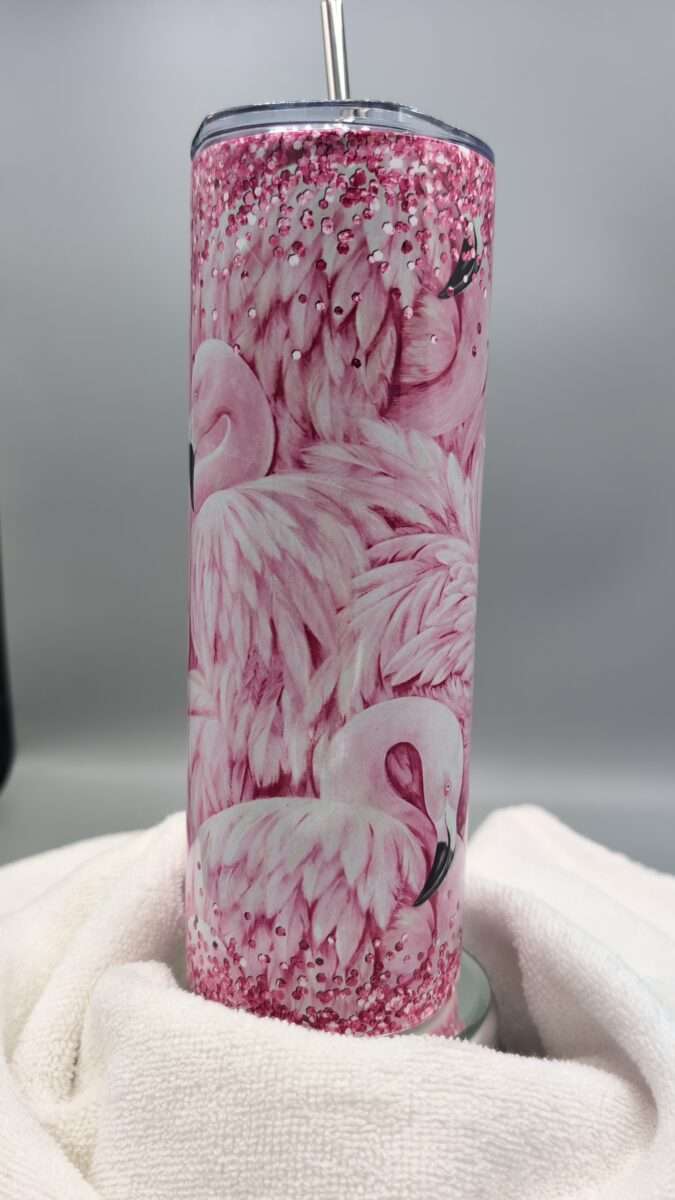 Pink Flamingo Tumbler - Image 4