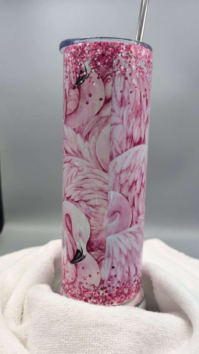 Pink Flamingo Tumbler - Image 2