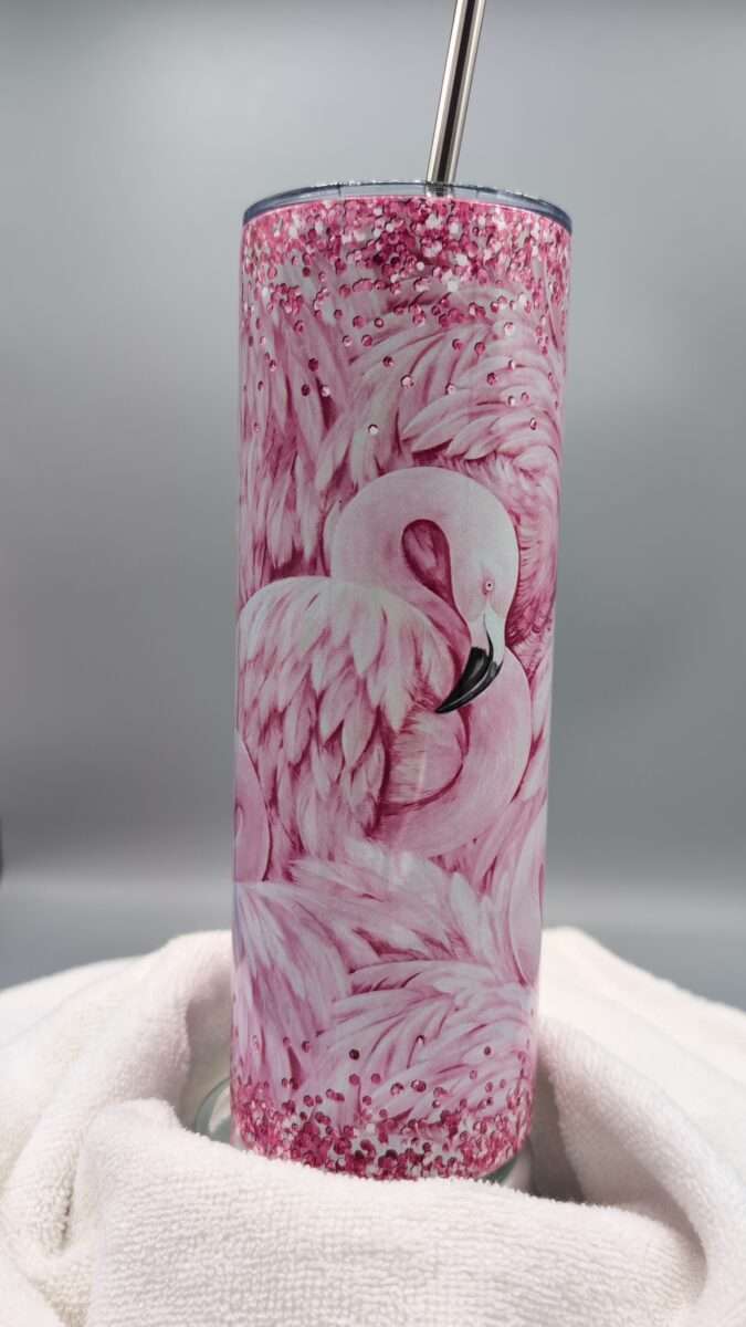 Pink Flamingo Tumbler - Image 6