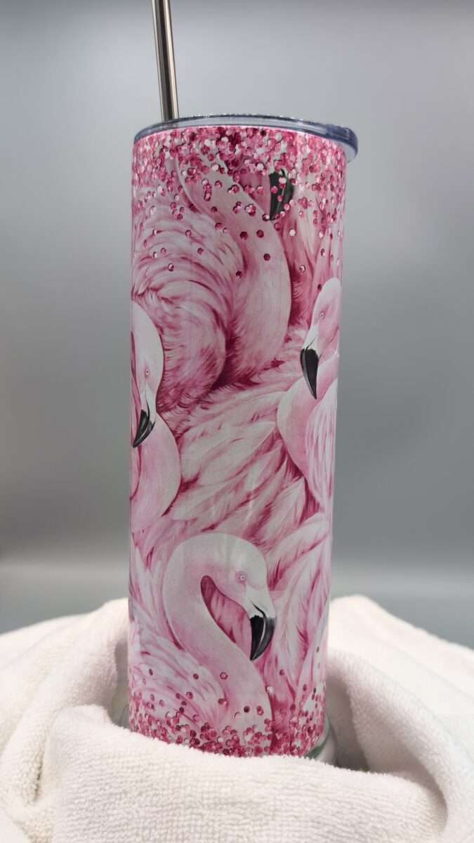Pink Flamingo Tumbler - Image 5