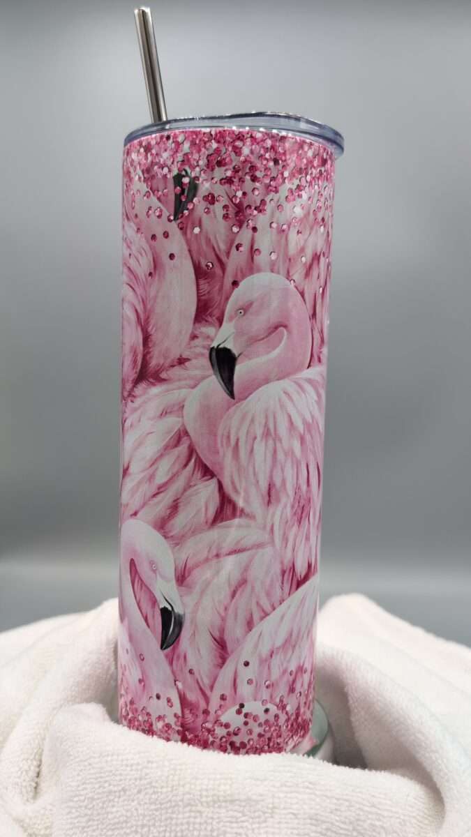 Pink Flamingo Tumbler - Image 7