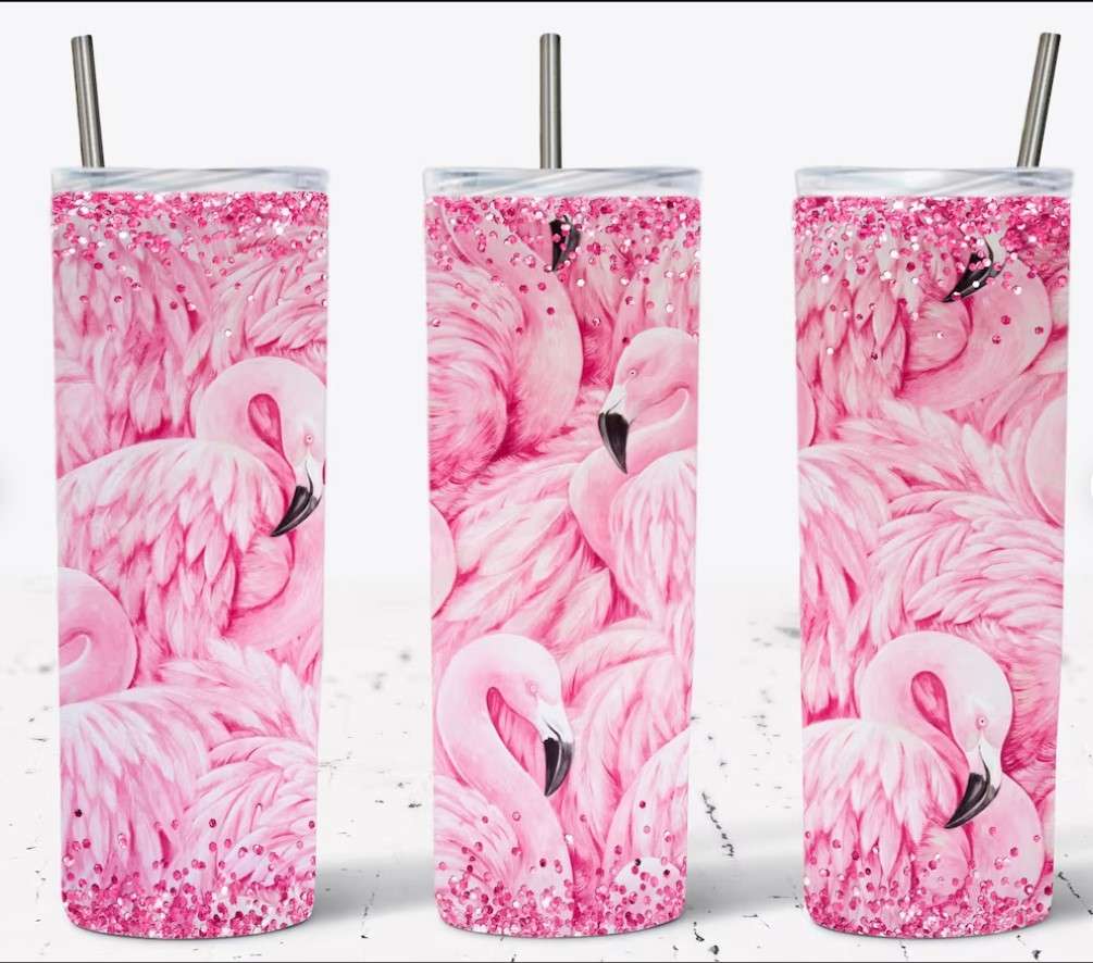 Pink Flamingo Tumbler