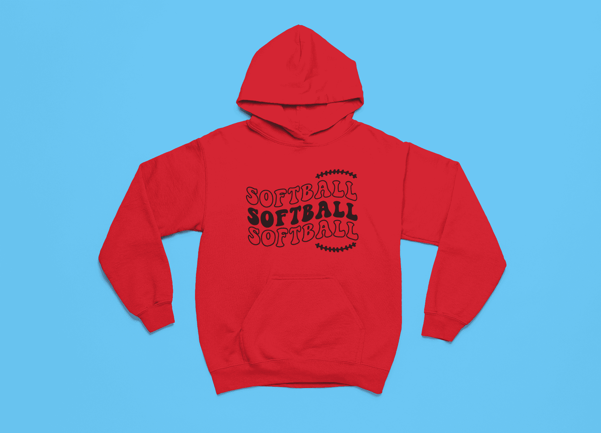 Softball Hoodie - Image 4
