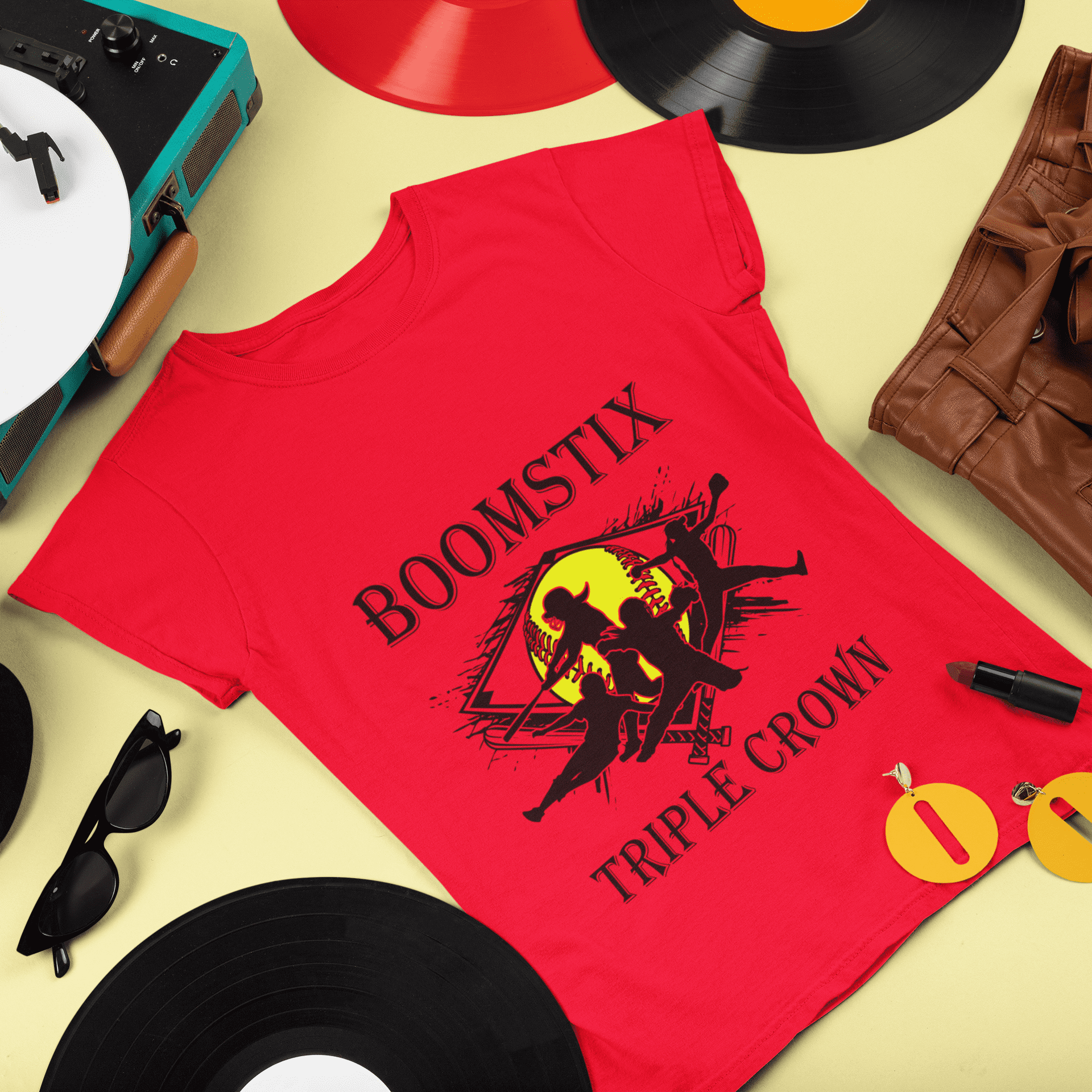 Boomstix Player Scene T-Shirt - Image 2