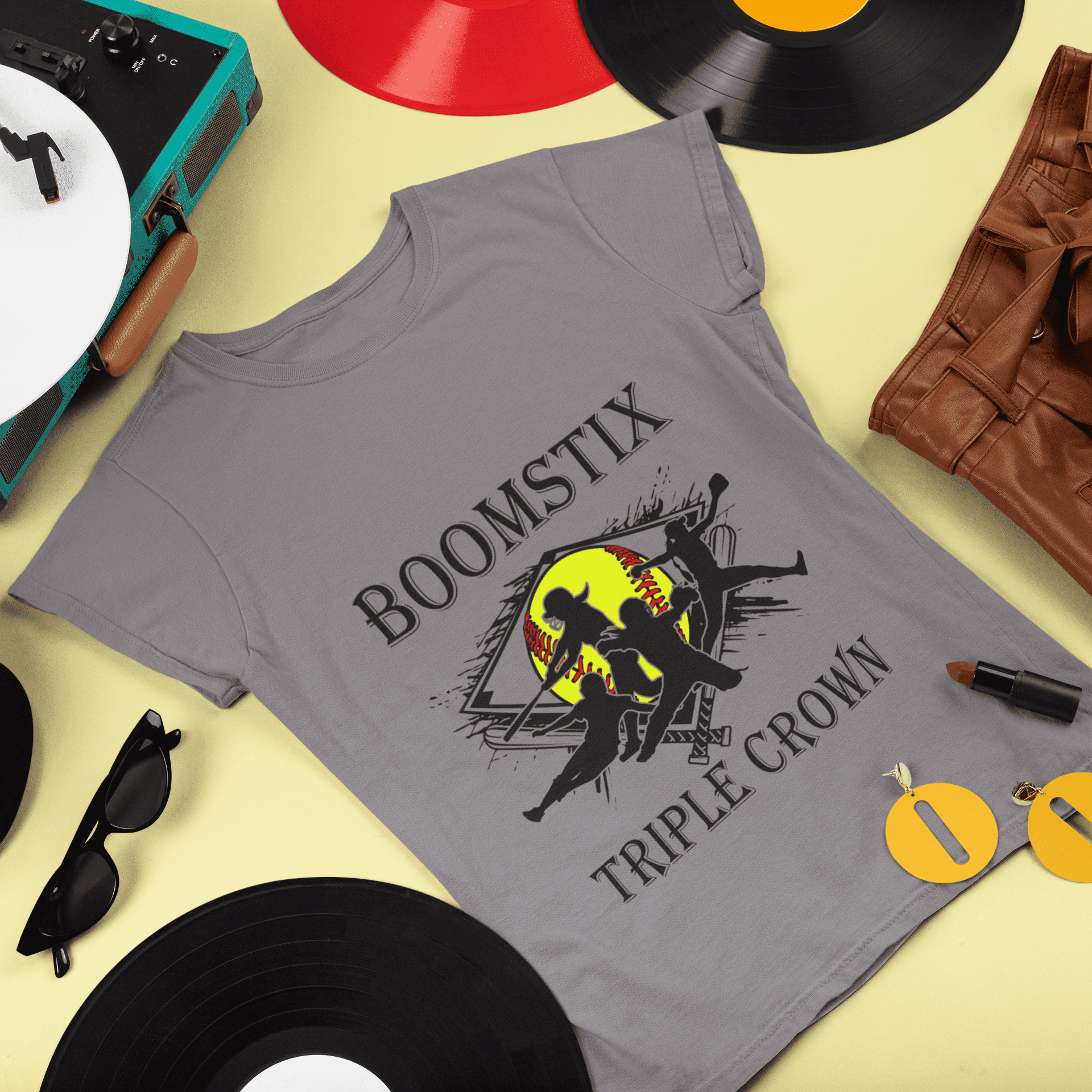 Boomstix Player Scene T-Shirt - Image 3